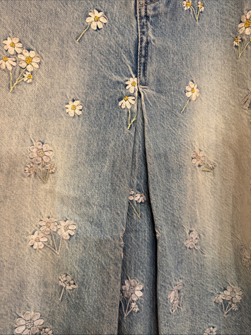 NWOT Free People We The Free Daisy Mae Embroidered Midi Skirt - Picture 10 of 13